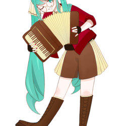 アコーディオン×ミク