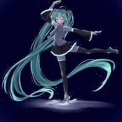 A rainy dancer