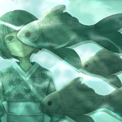 なんだかボカロのMVに使えそうなイラスト第4弾