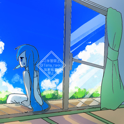 夏の縁側