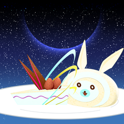 六色ケーキと雪味ロール