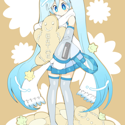 雪ミクちゃんとクッキー
