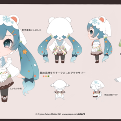 雪ミク　2024衣装