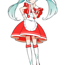 お花なメイドさん