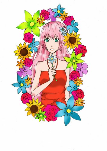 Piapro ピアプロ イラスト ルカ花 Piapro ピアプロ イラスト ルカ花