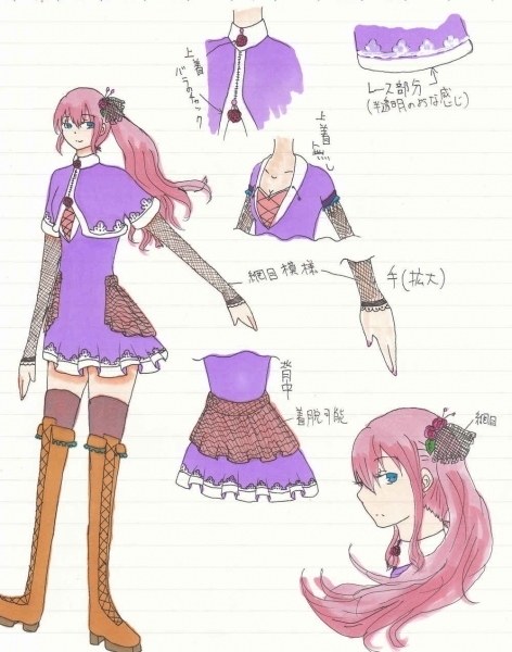 イラスト「巡音ルカで。」