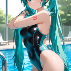 競泳水着ミクその2