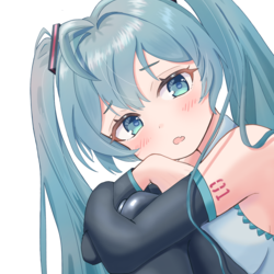 しょんぼりなミクさん