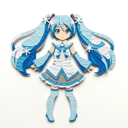 紙に宿る、冬の歌姫