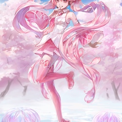 舞い降りる薄紅