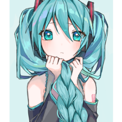 三つ編みミクちゃん！！