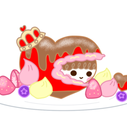 MEIKOのハートケーキ