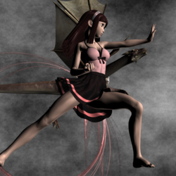 Hitomi Victoria with Dragon