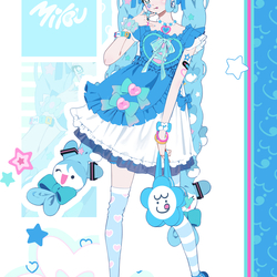 ソーダ デコラ ミク