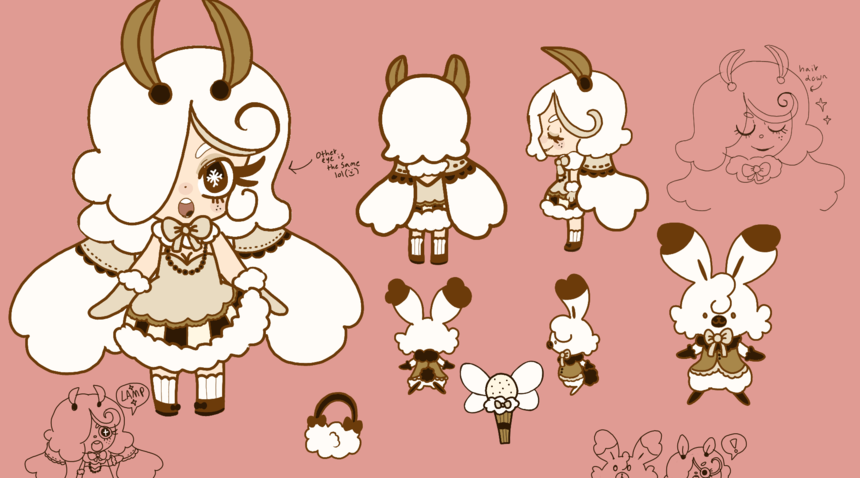 Snow miku entry 3: winter moth idol by Pineapple