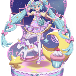 ゆめかわ魔法少女ミクちゃん