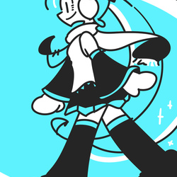 雪ミクに変身！