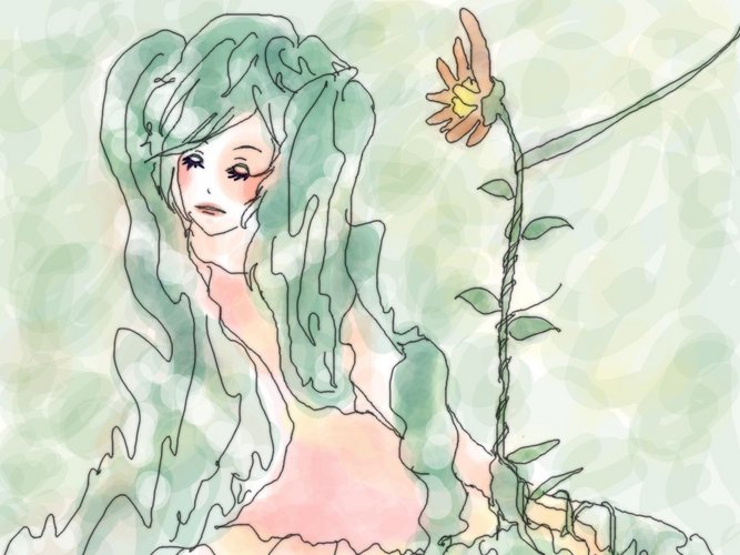 Piapro ピアプロ イラスト 陽だまりの詩