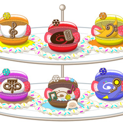 シックスシンガーズスウィートスノウフレークマカロン