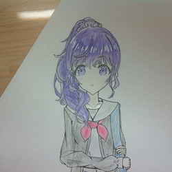 朝比奈まふゆ　描いてみた