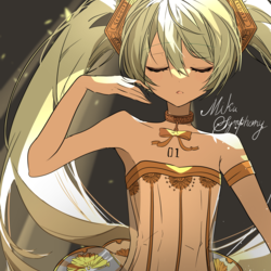 初音ミク　イラスト