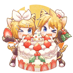 12月　クリスマスケーキ×リン・レン