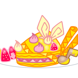 リンのチーズいちごケーキ