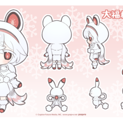 大福精霊雪ミク