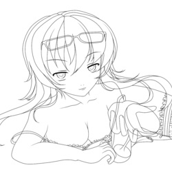 欲望カクテル　線画