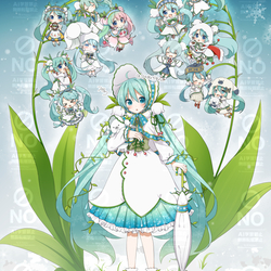 雪ミク2015 10周年記念本：寄稿イラスト