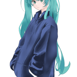 初音ミク×パーカー