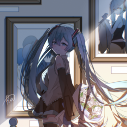 初音ミク　イラスト