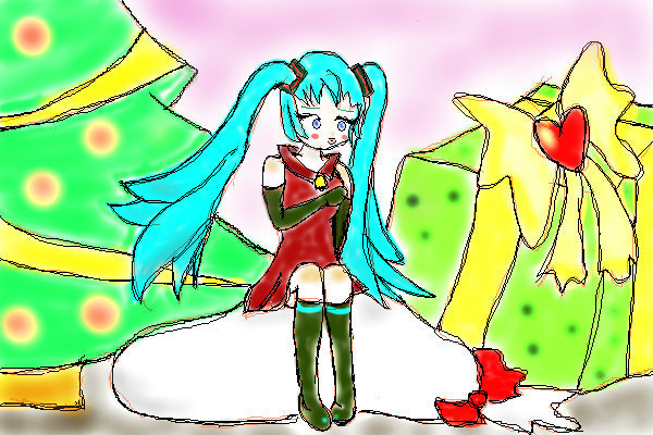 Piapro ピアプロ イラスト ひとりぼっちのクリスマス