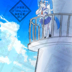 灯台の上のミクさん