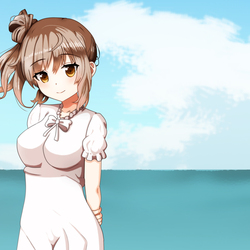 水平線に沿って