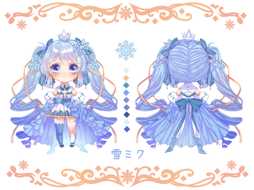 Piapro ピアプロ イラスト 雪ミク19