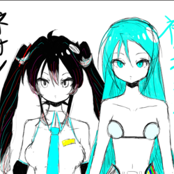 初音ミクと電子ネオン