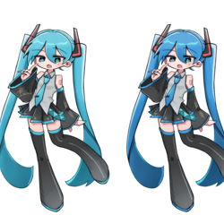 デフォルメミクさん