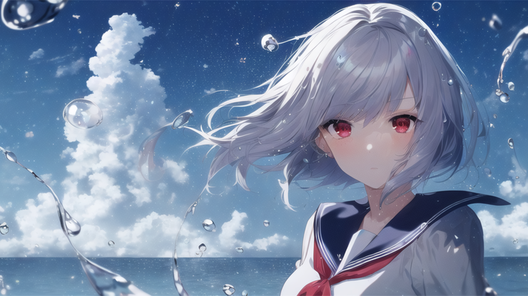 piapro(ピアプロ)イラスト「ベルベットブルー／6」