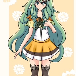Sunflower miku