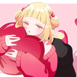 ハートを持った女の子 差分あり