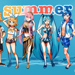 夏のピアプロキャラクターズ