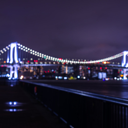 湾岸夜景＿アウトフォーカス