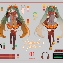 秋ミク DESIGN NOTES