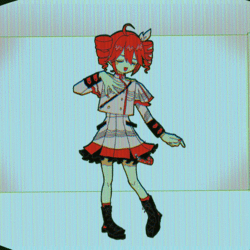 画面の中のテトちゃん