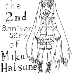 The 2nd Anniversary of Miku Hatsune