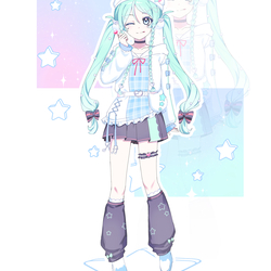 Kitsch cat miku