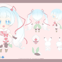 雪ミク2026 幸せが広がる！いちご大福