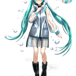 未来系レインコート