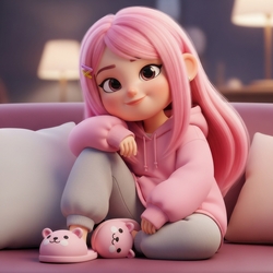 ルカ、くつろぎの午後